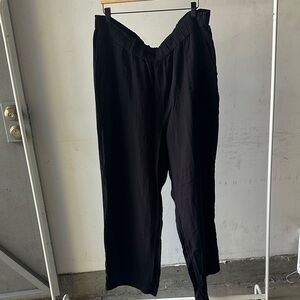 NWT GAP Gauzy Black Cotton Lounge Pants